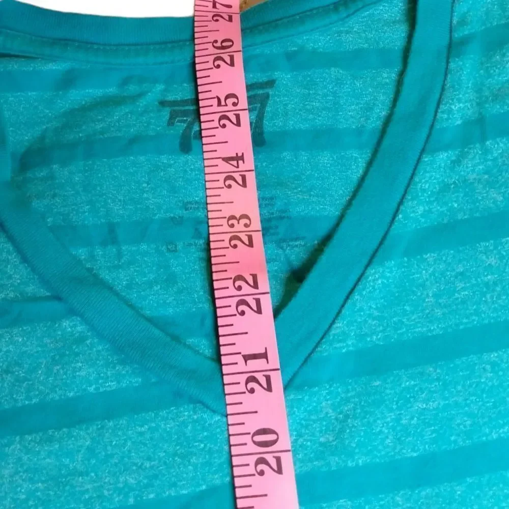 707 Women's Striped V-Neck Unisex Casual Shirt In A Large - Picture 5 of 12